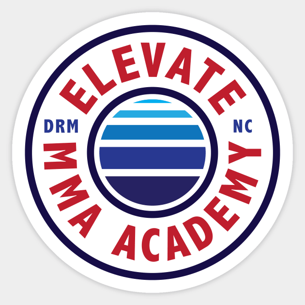 Elevate MMA Academy Circle Logo Sticker by Kyle O'Briant